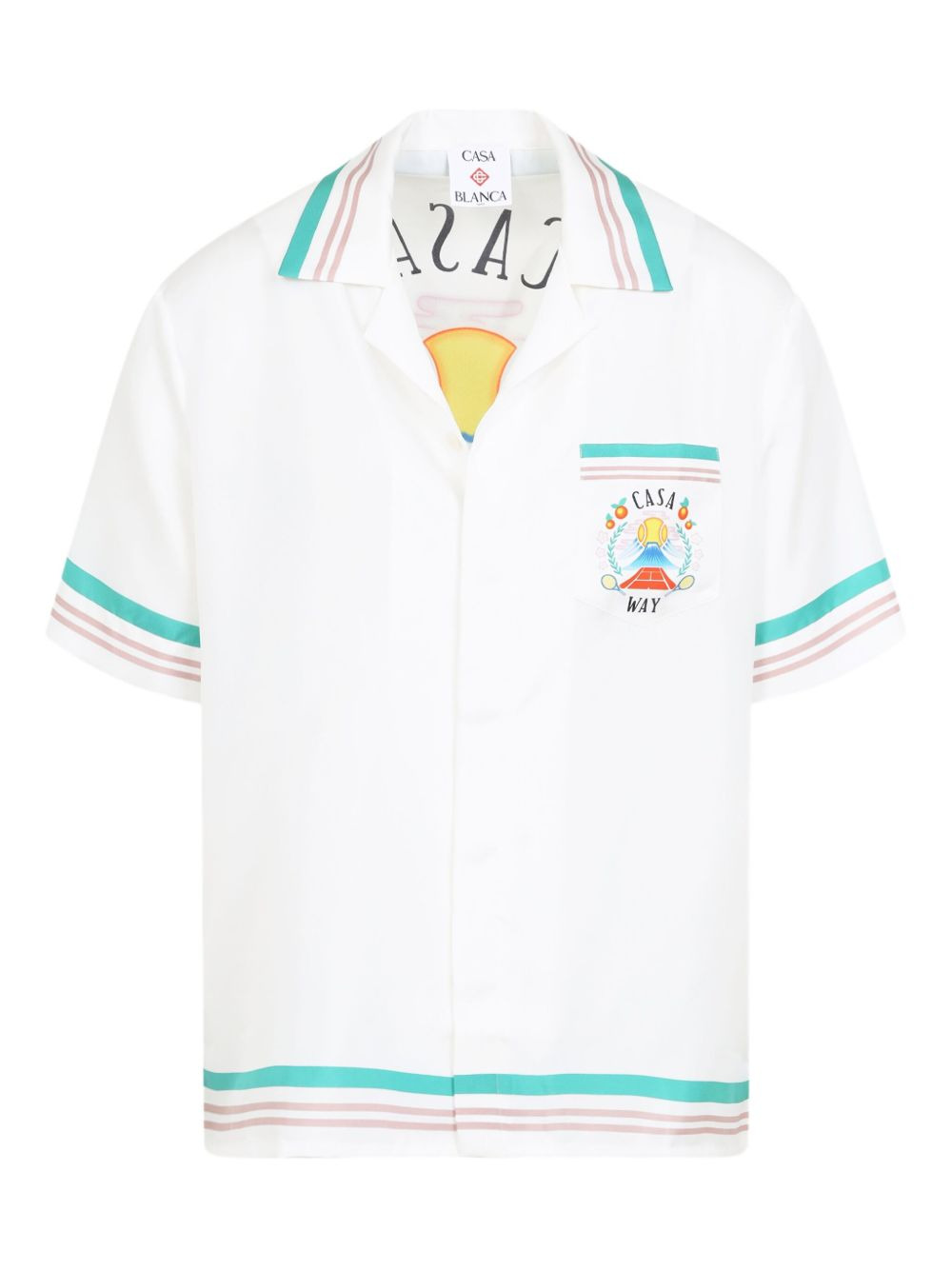 Casa Way printed silk shirt - 5