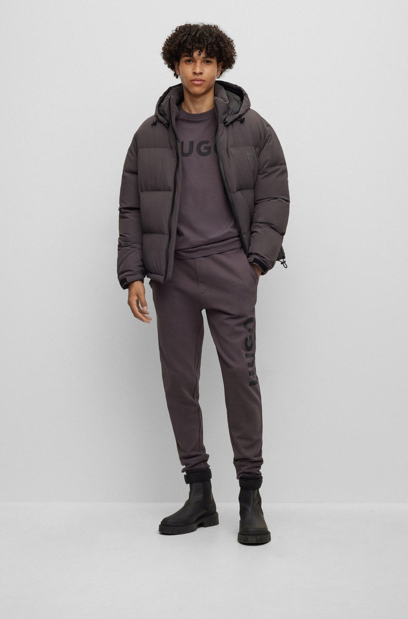 HUGO WATER-REPELLENT DOWN JACKET WITH DETACHABLE HOOD outlook