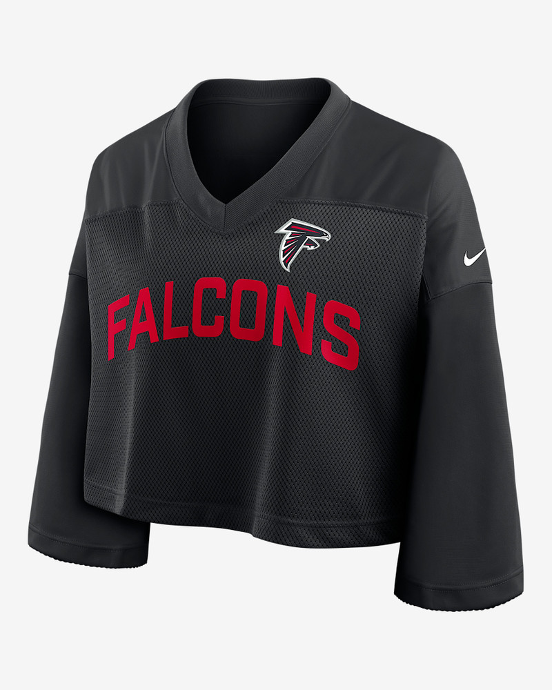 Atlanta Falcons Wide Receiver Jersey Fashion Women's Nike Dri-FIT NFL Cropped Top 1