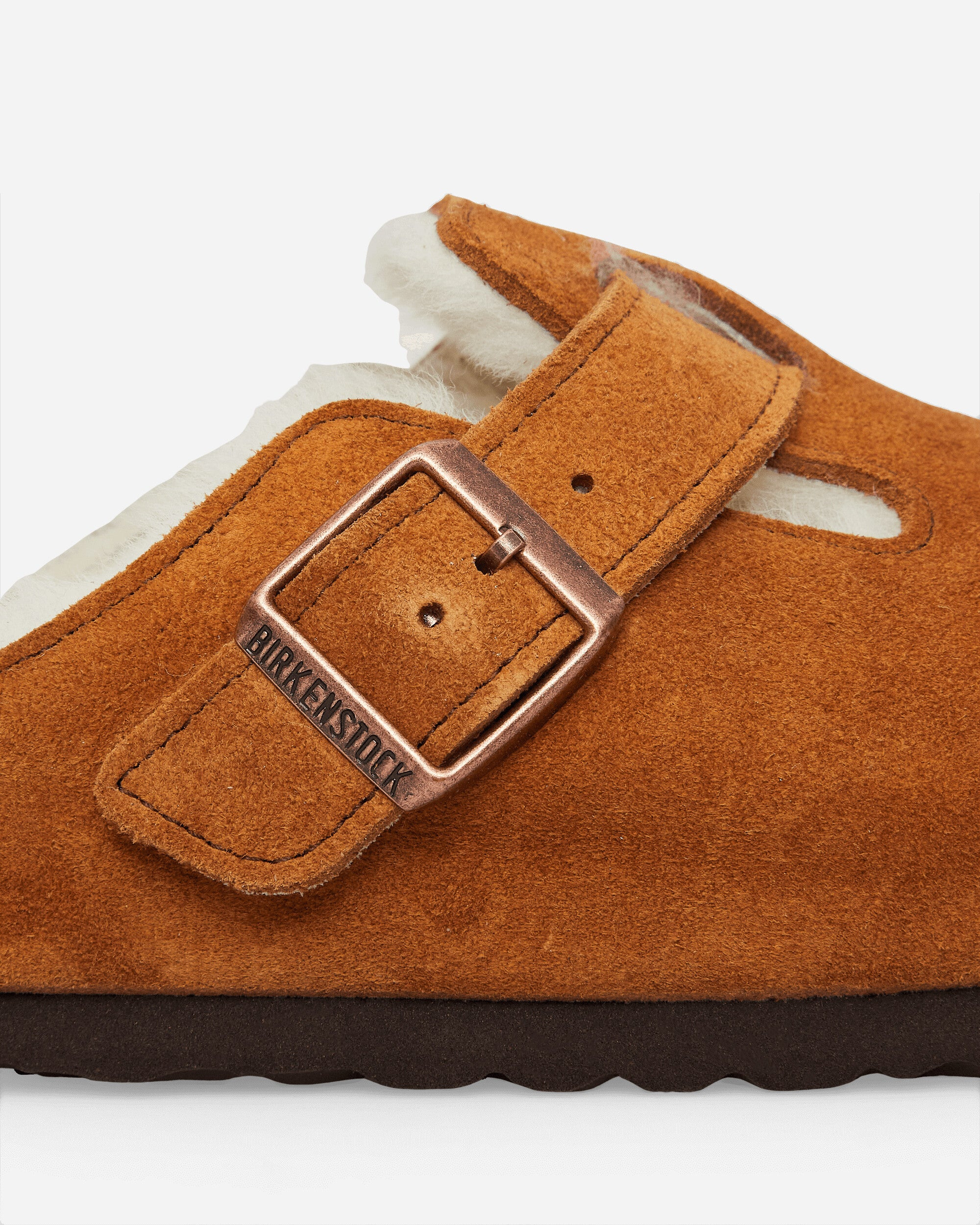 Boston Shearling Sandals Mink - 6