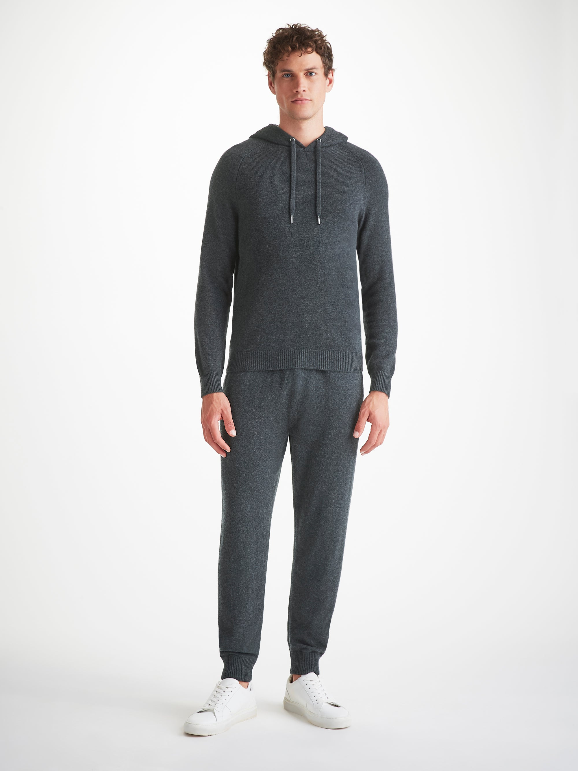 Men's Pullover Hoodie Dominic Cashmere Charcoal - 3
