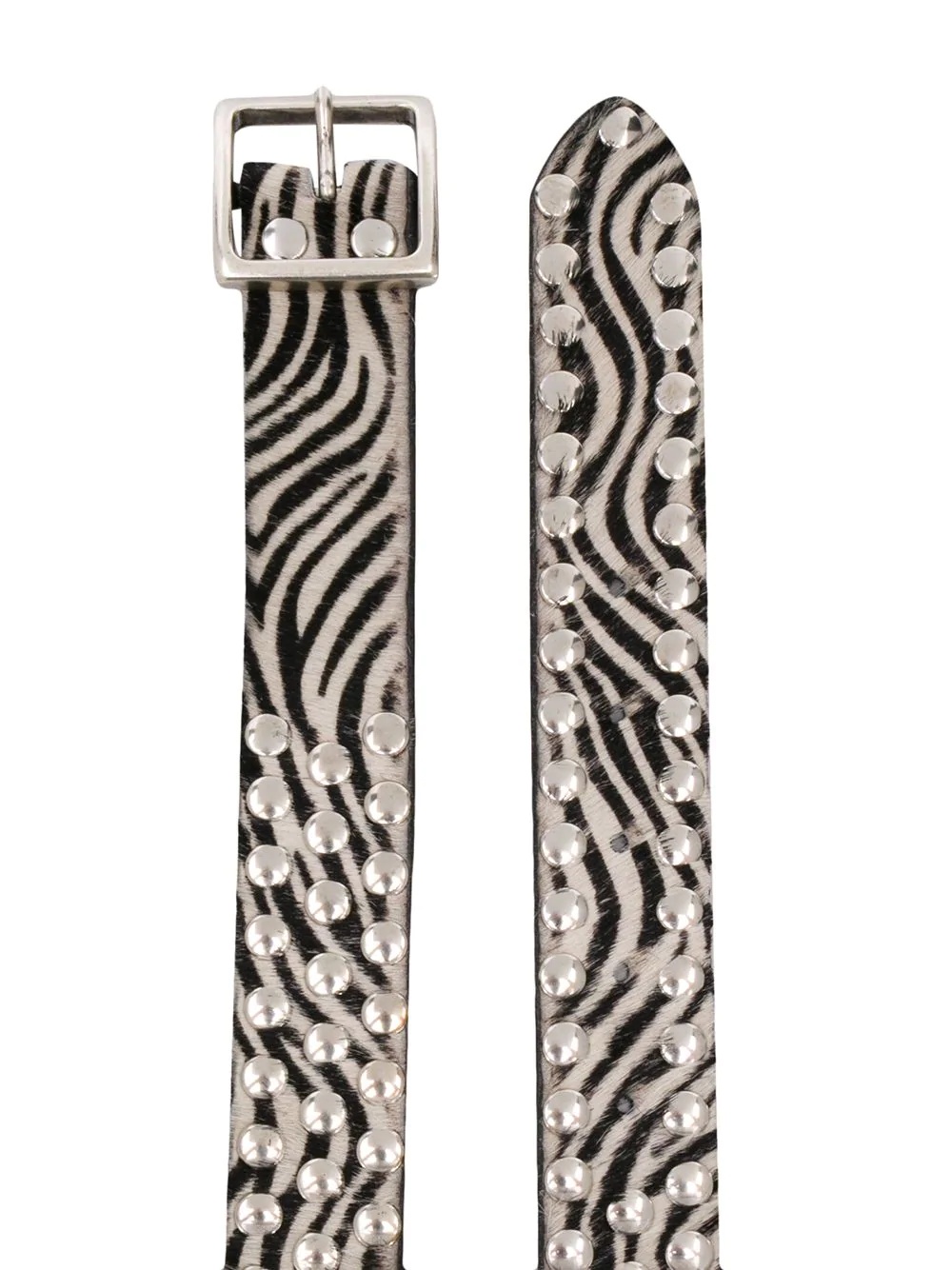 textured zebra belt - 2