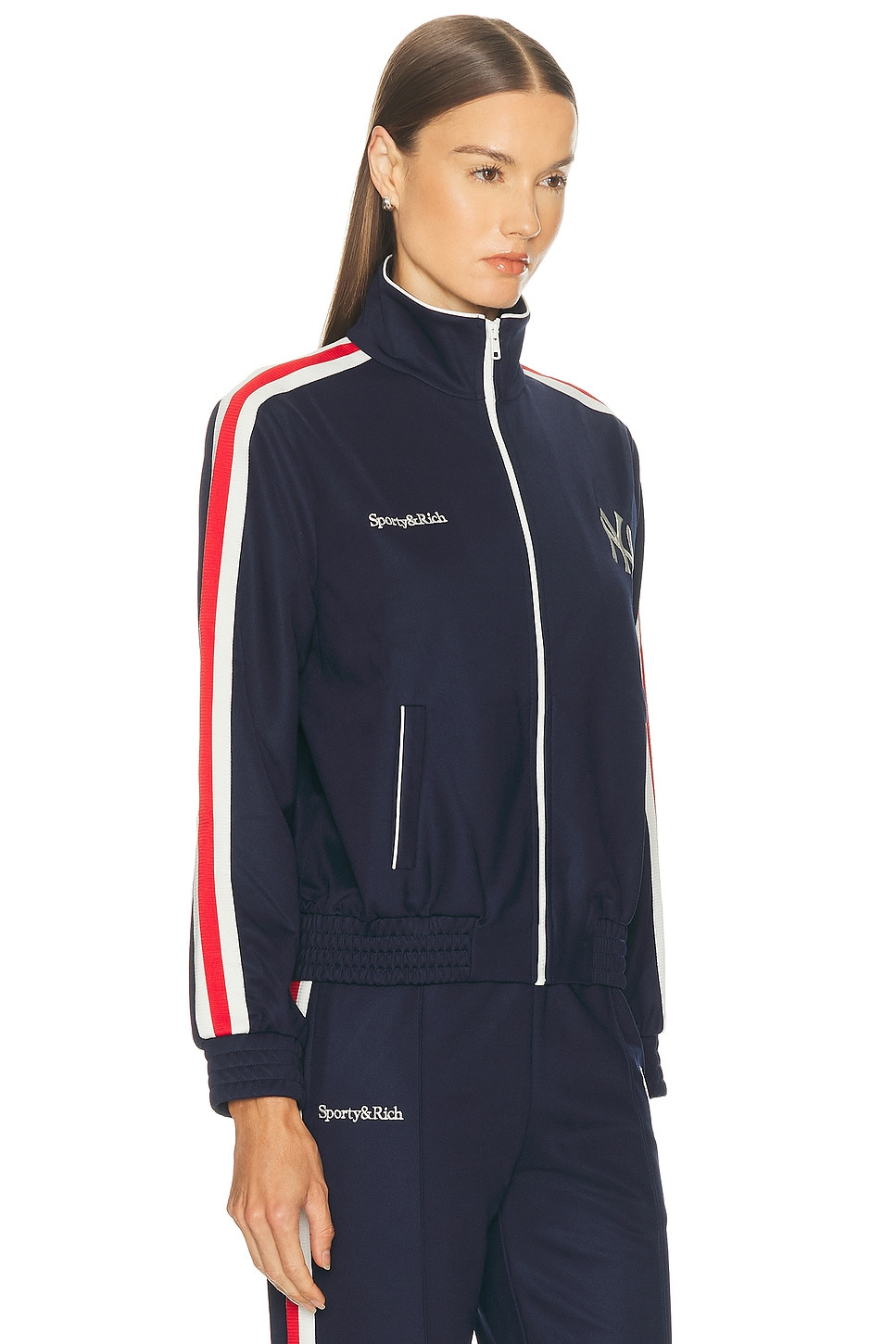 X NY Yankees Serif Track Jacket - 3