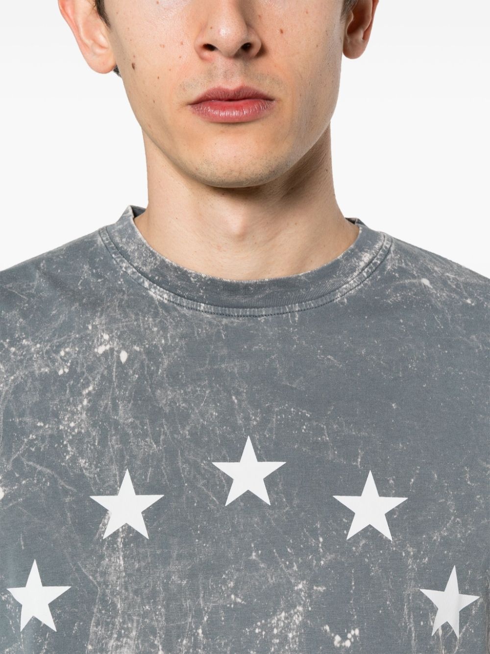 star-print cotton T-shirt - 5