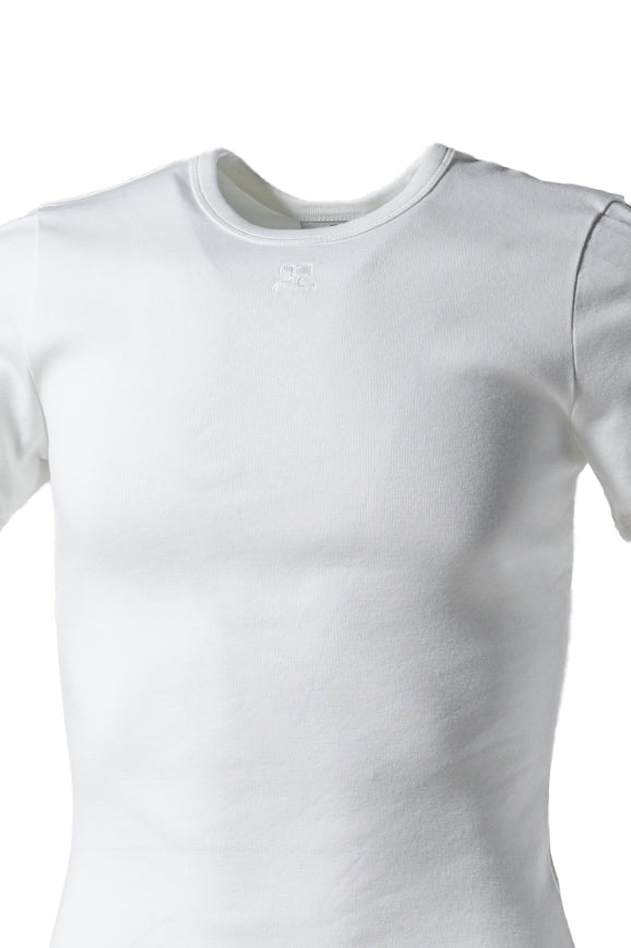 SIGNATURE CONTRAST T-SHIRT / WHT - 3