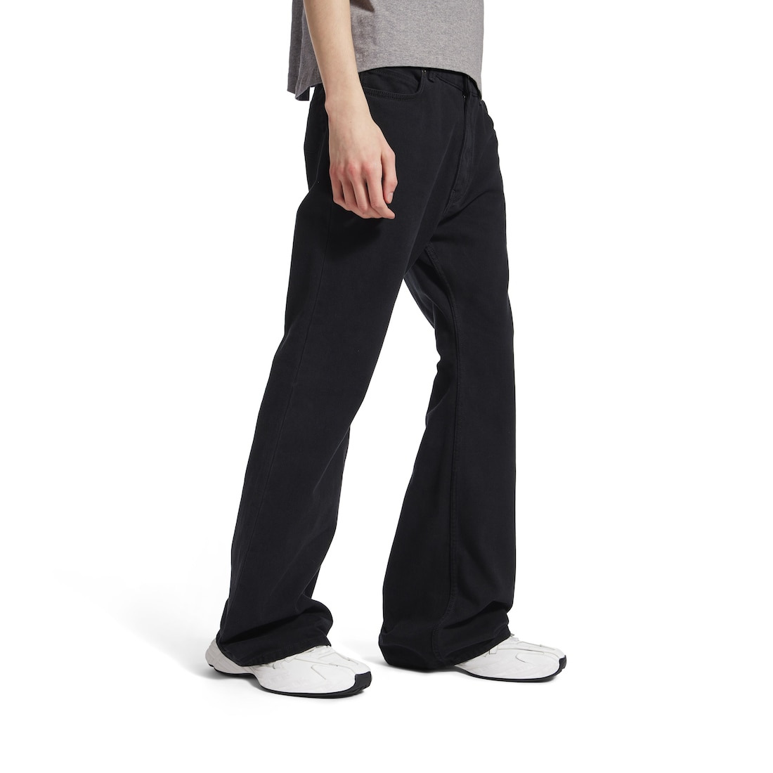 Men's Flared Pants in Black - 5
