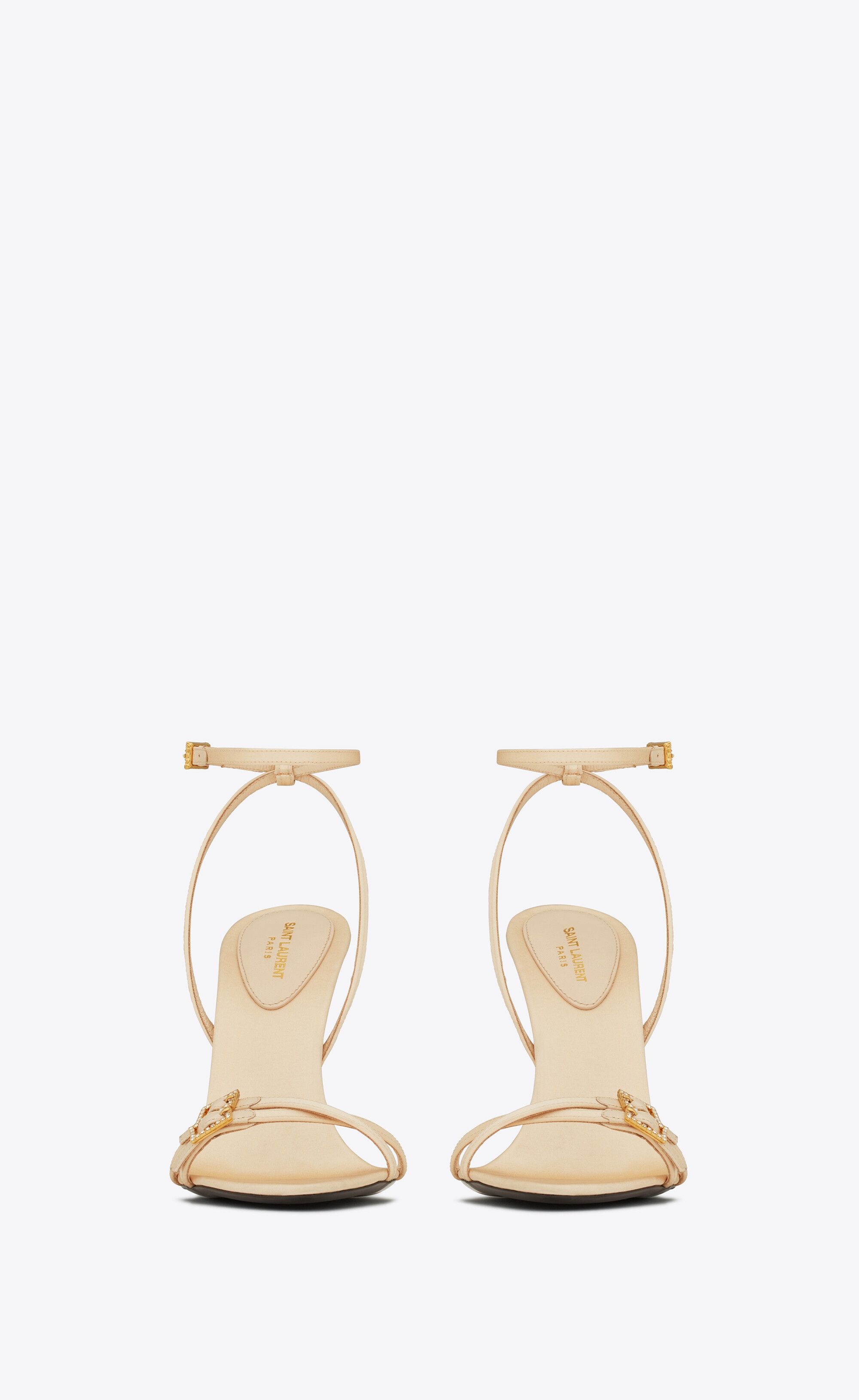 lila sandals in crepe satin - 2