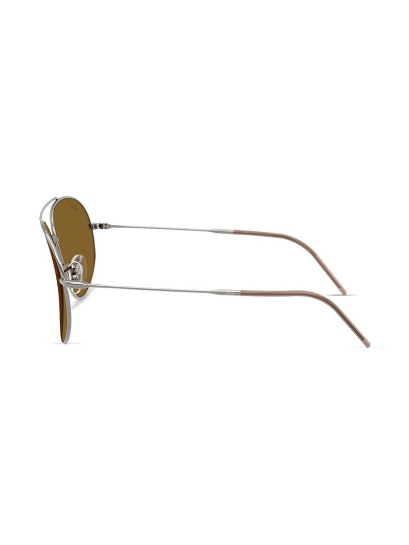 Reverse aviator-frame sunglasses 3