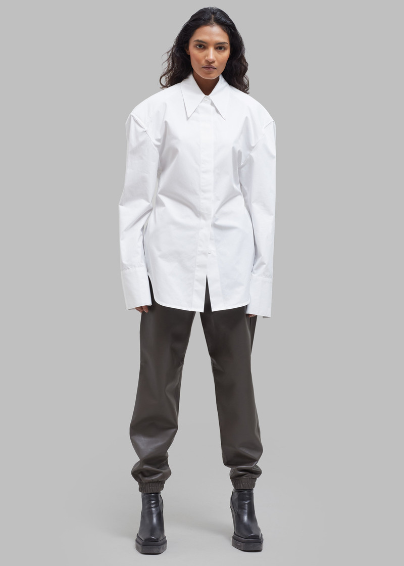 Bec Padded Shirt - White 7
