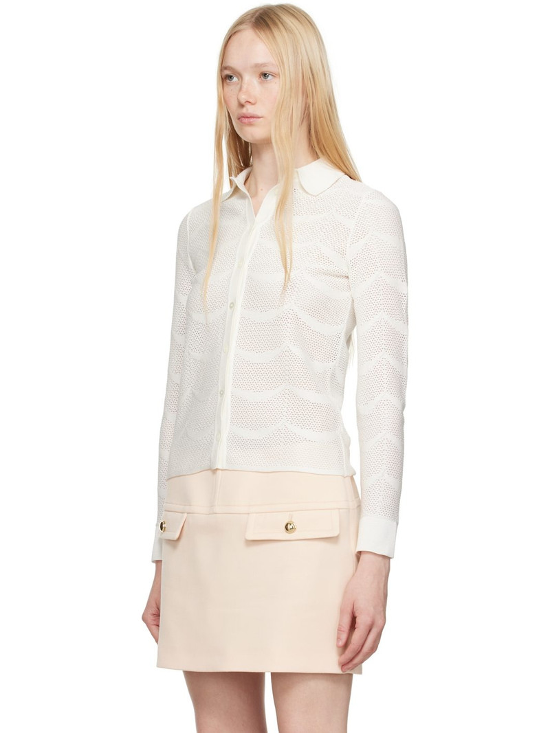 TOM FORD Off-White Knitted Shirt outlook