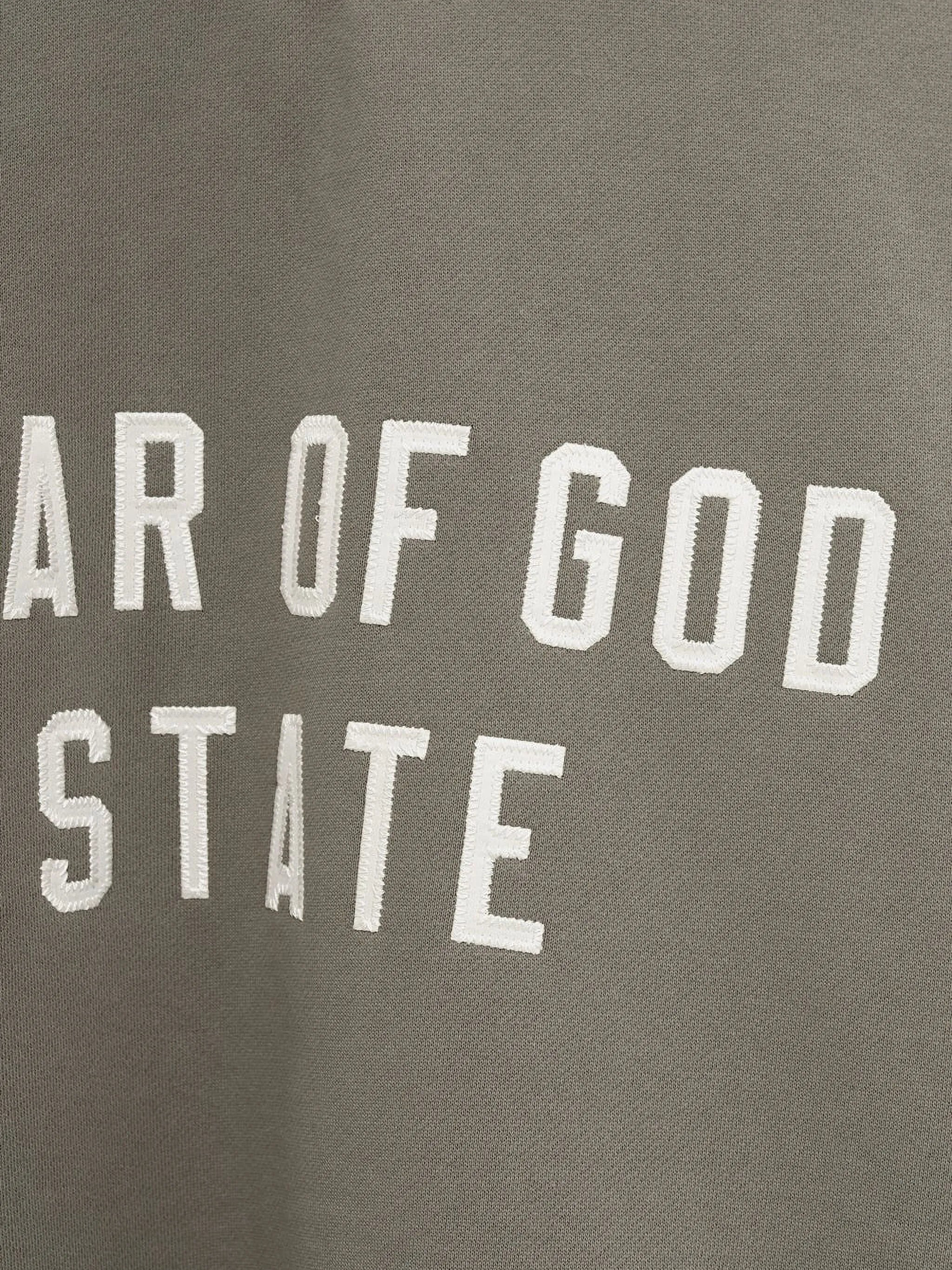Fear Of God Essentials Embroidered-logo Sweatshirt - 3