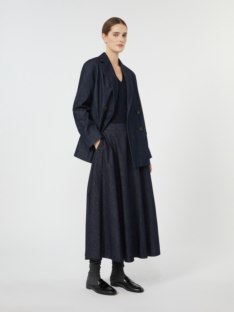 'S Max Mara SARA Double-breasted denim blazer outlook