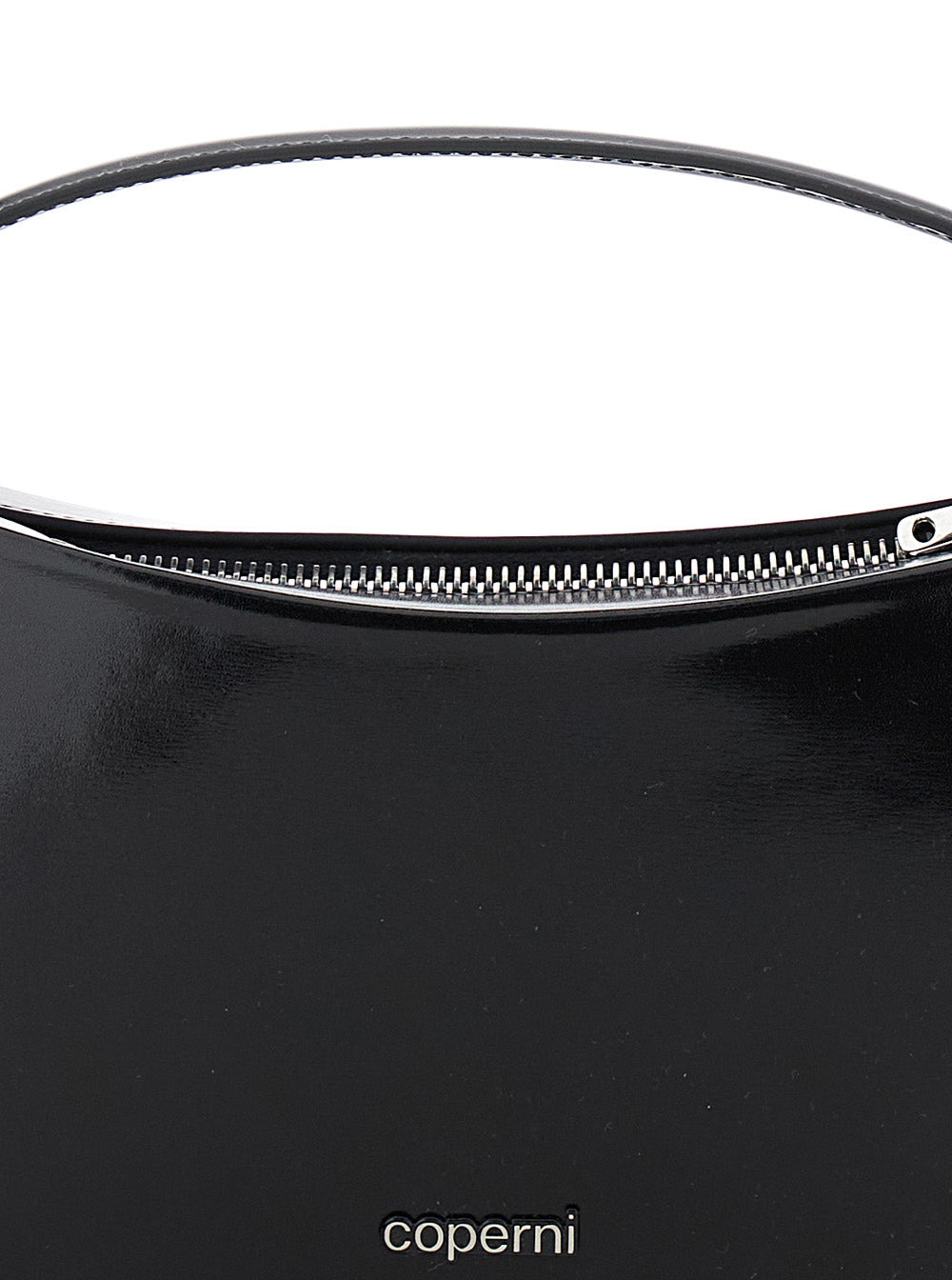 Coperni Women 'Sound Swipe Small' Black Handbag With Logo Detail In Leather Woman - 5