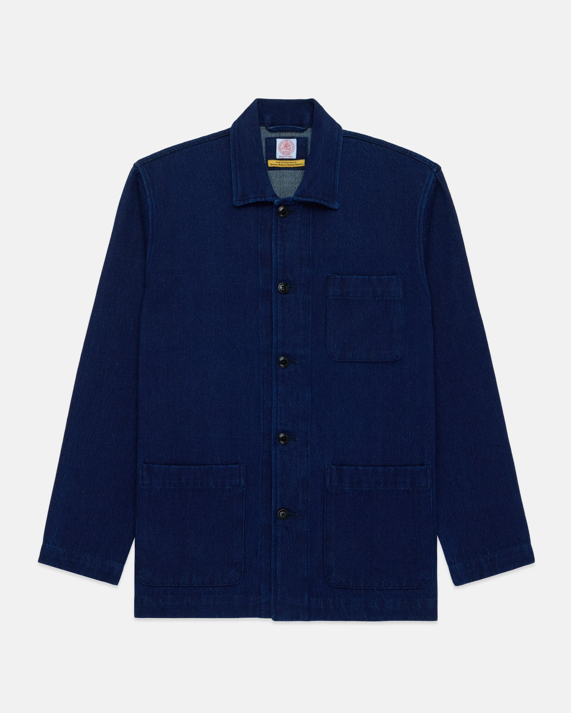 HANDLOOMED INDIGO SHIRT JACKET - 1