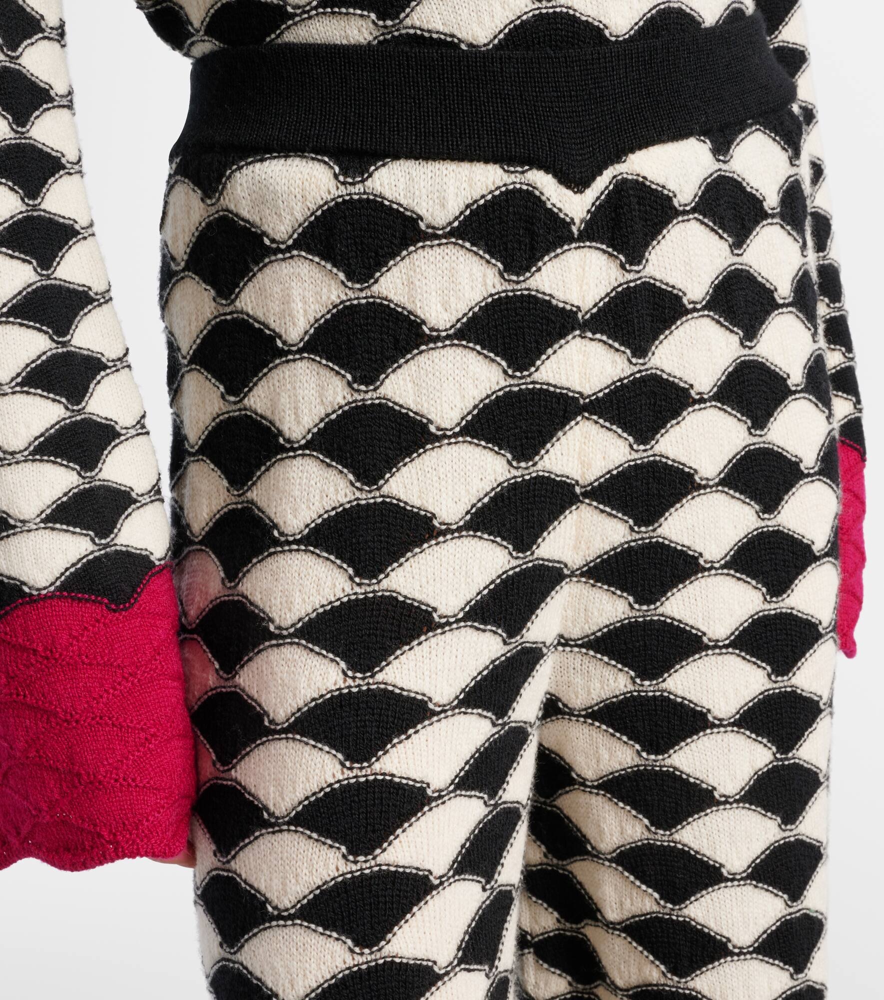 Lounge wool wide-leg pants - 4