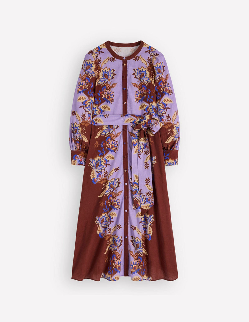 Blouson Sleeve Occasion Dress-Multi Super Bloom 1