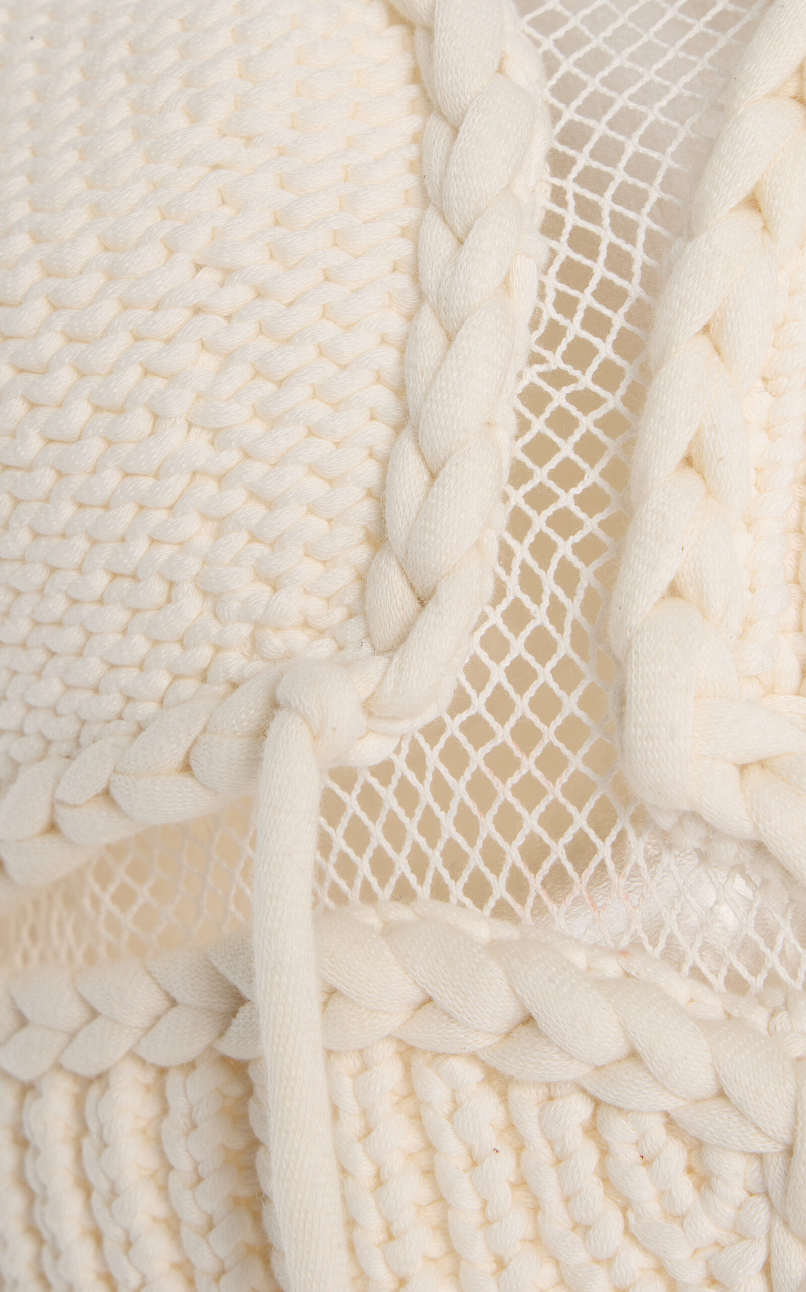 Tortoise Cotton-Blend Vest ivory - 5