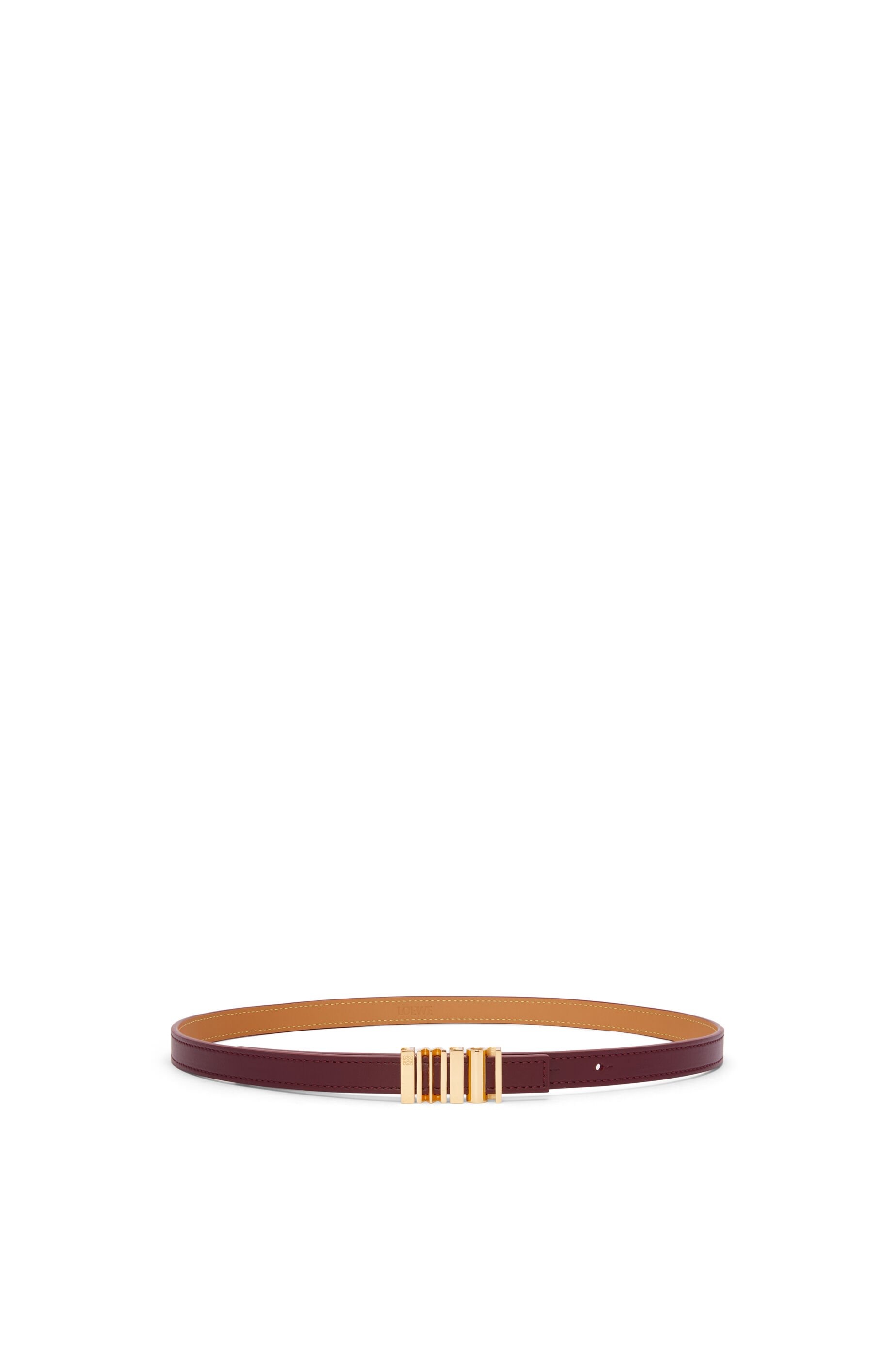 LOEWE graphic belt in classic calfskin - 1