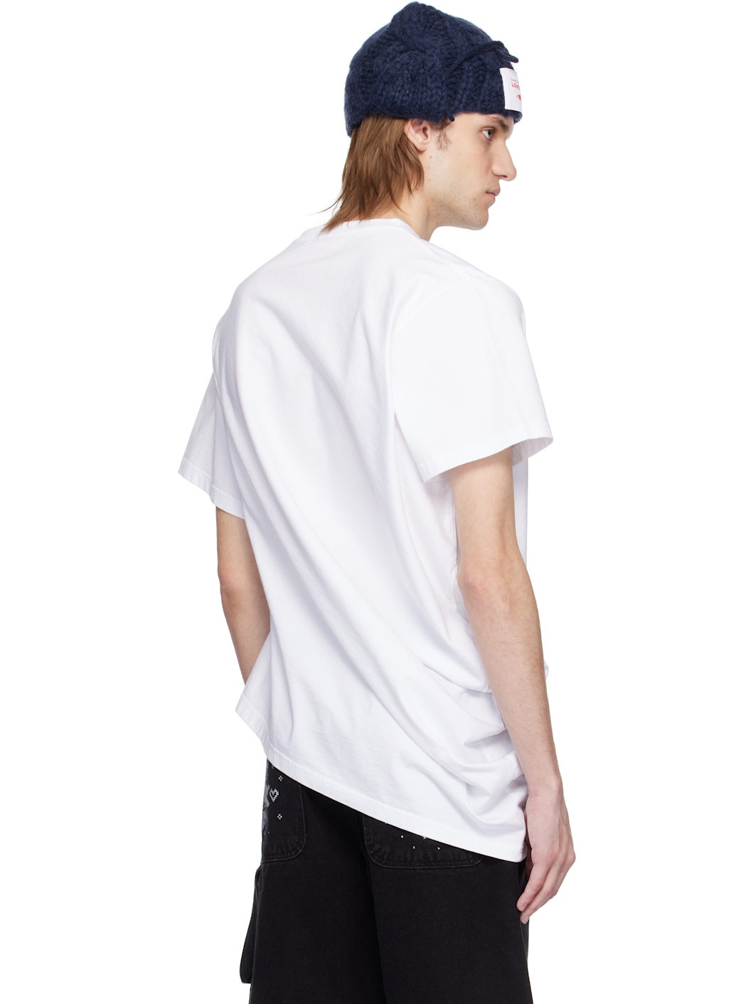 White Topsy Turvy T-shirt - 3