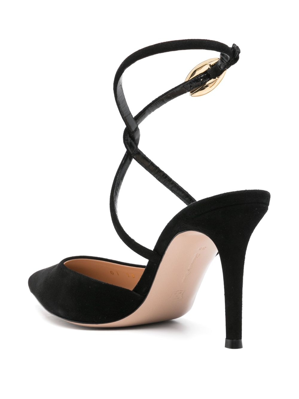 90mm suede pumps - 3