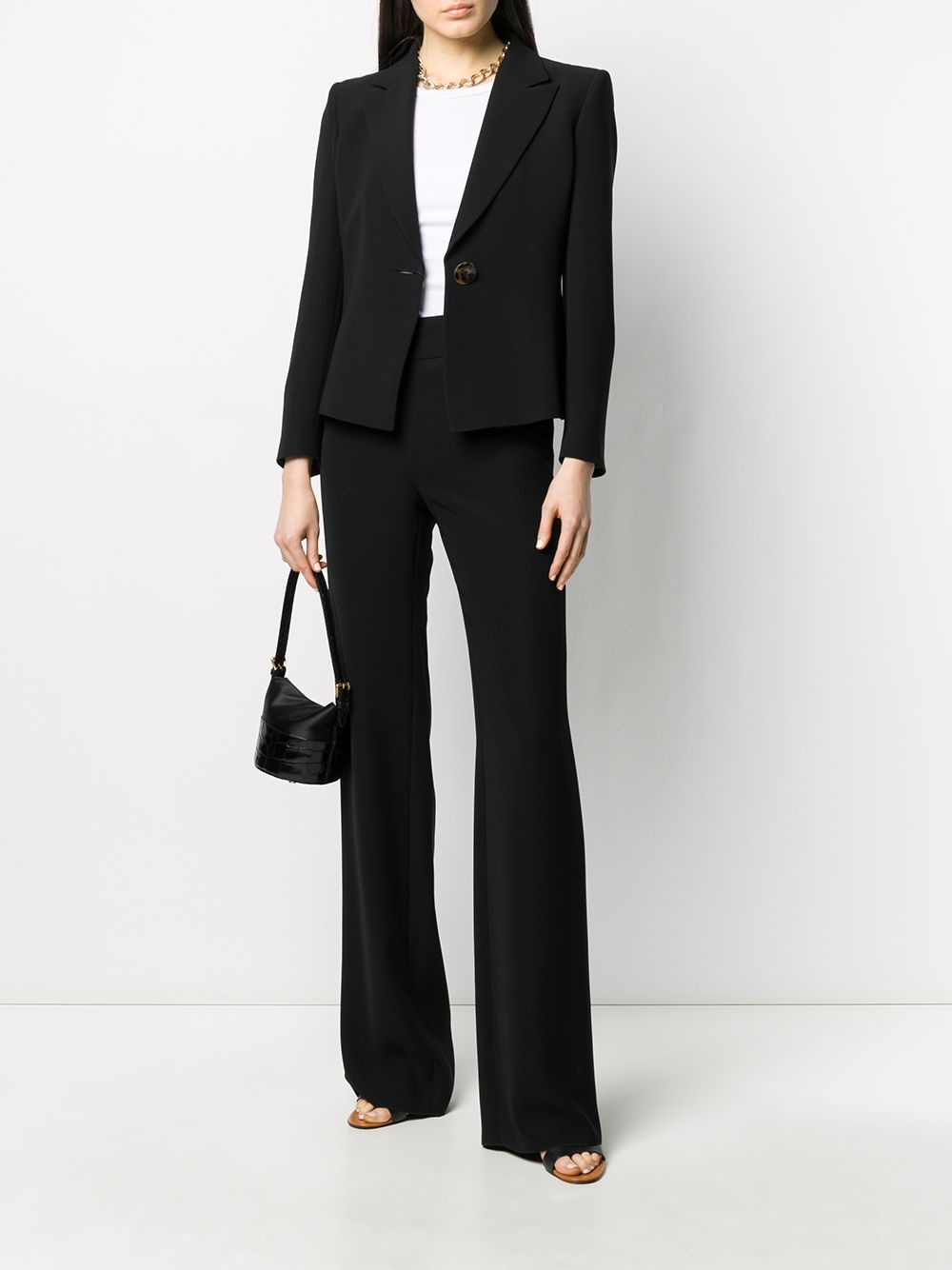 high-waisted wide leg trousers - 2
