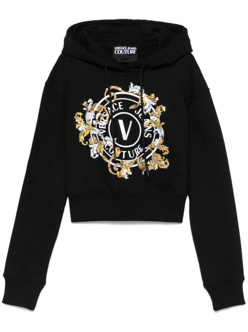 logo-print hoodie 1