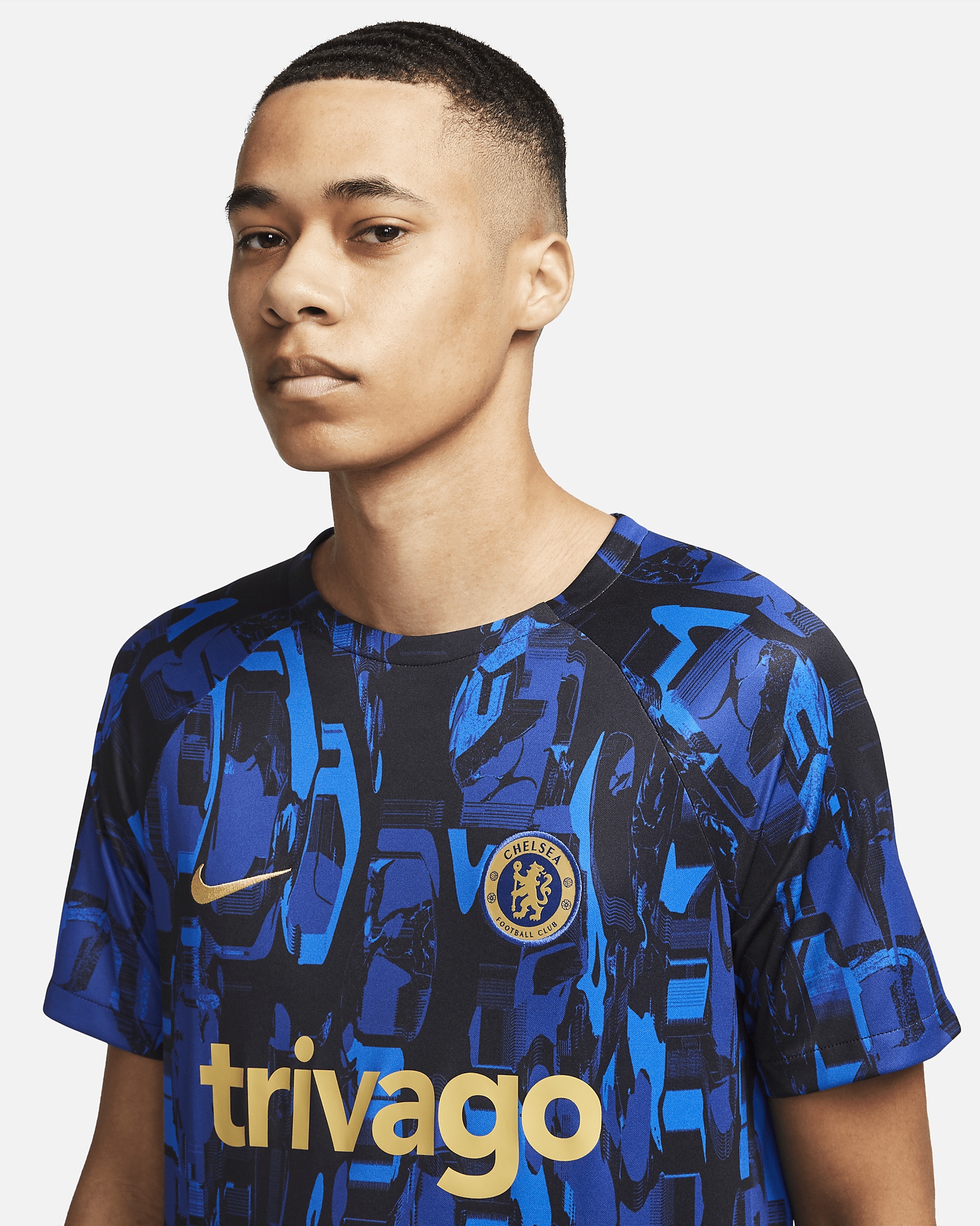 Chelsea FC Academy Pro Nike Men's Dri-FIT Pre-Match Soccer Top - 3