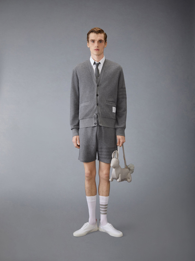 Cotton 4-Bar Mid Thigh Shorts 3