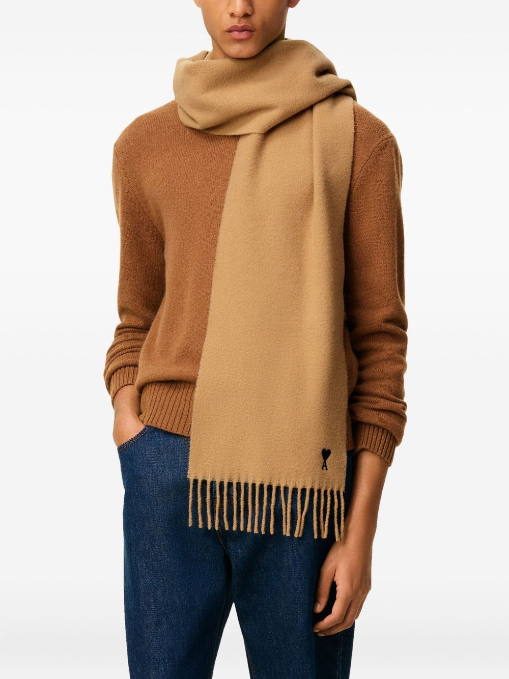 Ami De Coeur wool scarf - 3