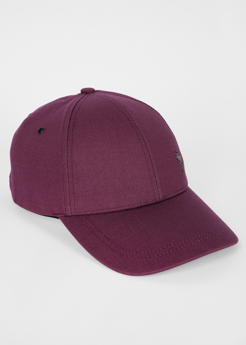 Paul Smith Purple Zebra Logo Baseball Cap outlook