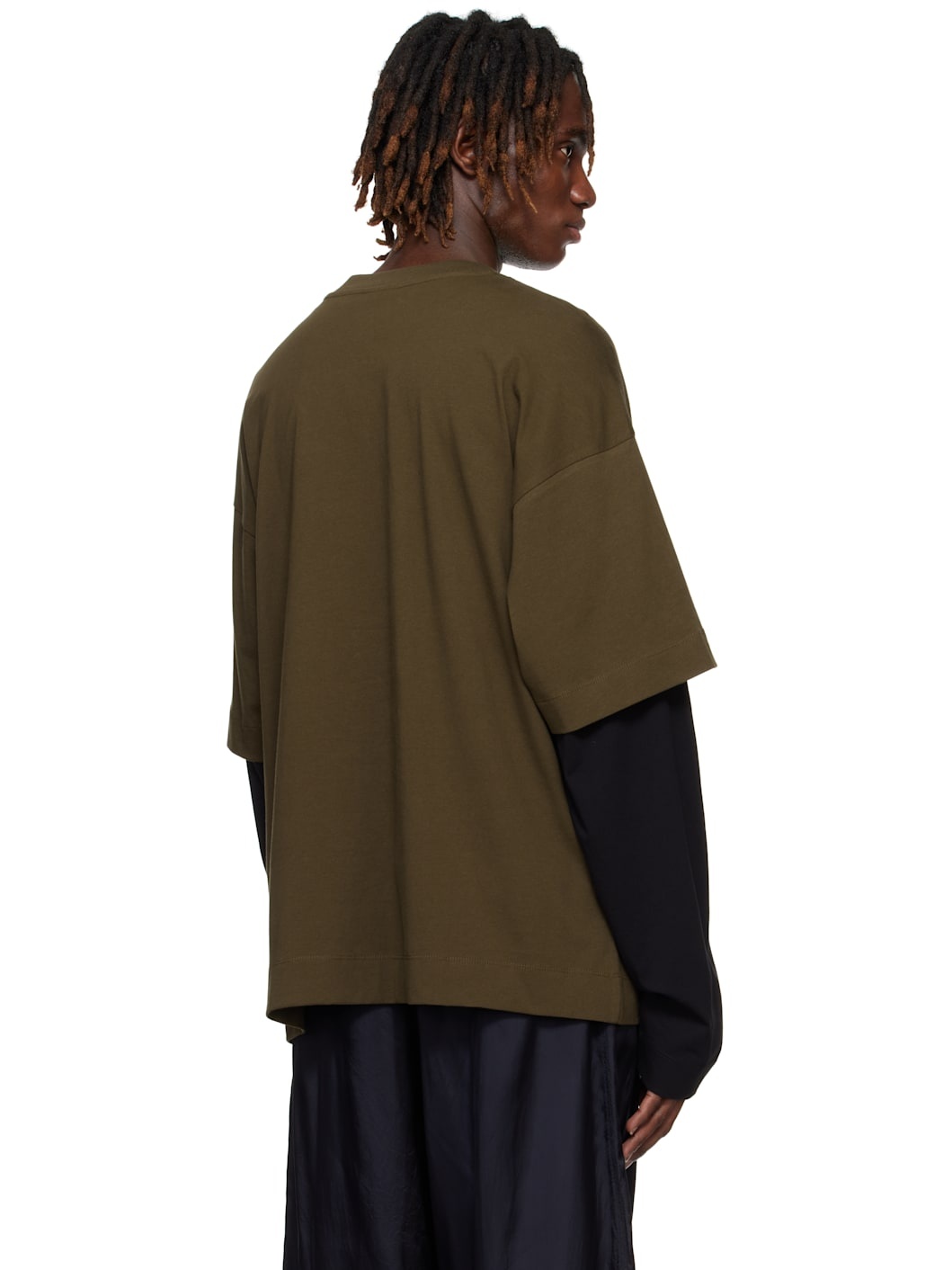 Khaki Long Sleeve Show T-shirt - 3