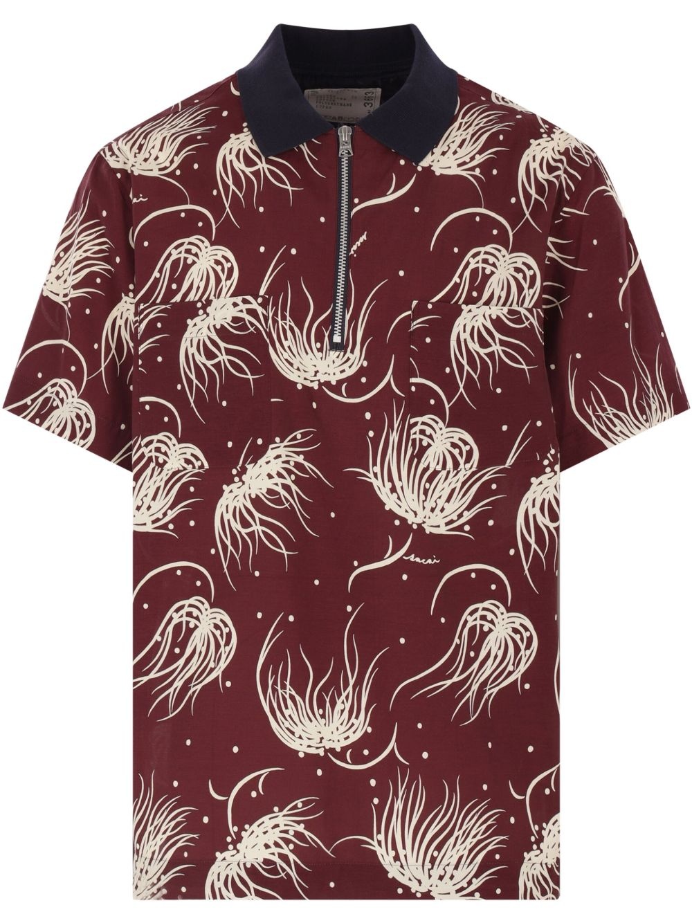 graphic-print polo shirt - 1