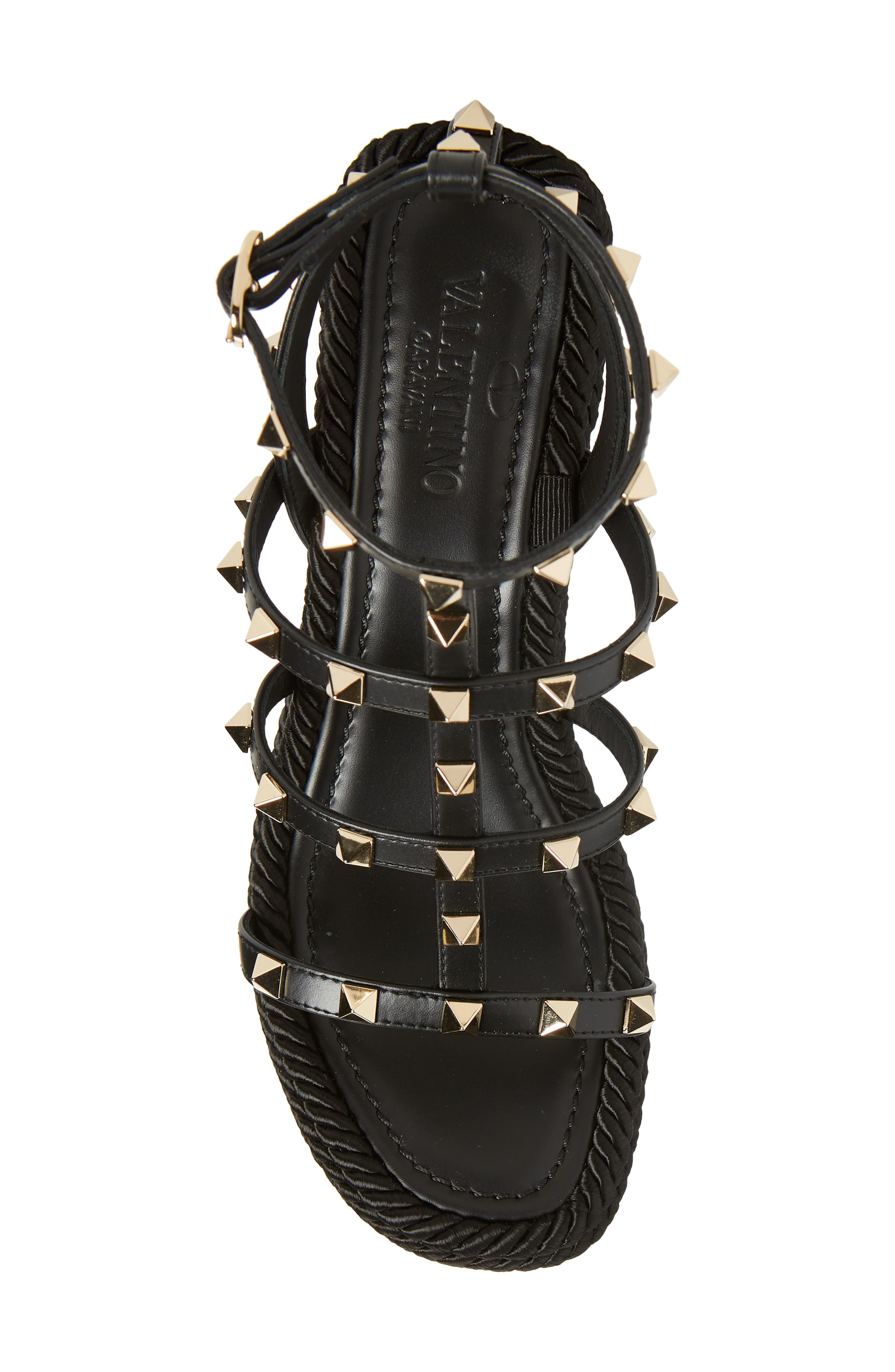 Rockstud Torchon Wedge Sandal - 5