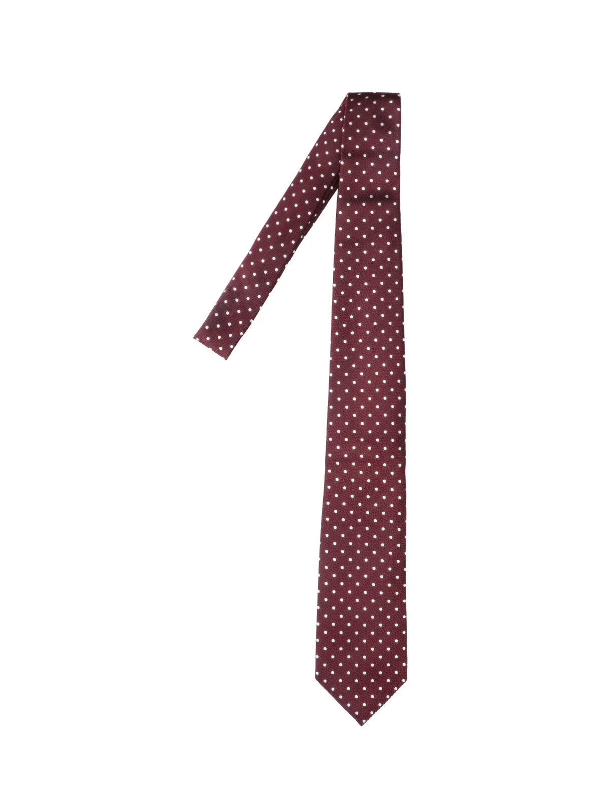SILK POLKA DOT TIE - 1