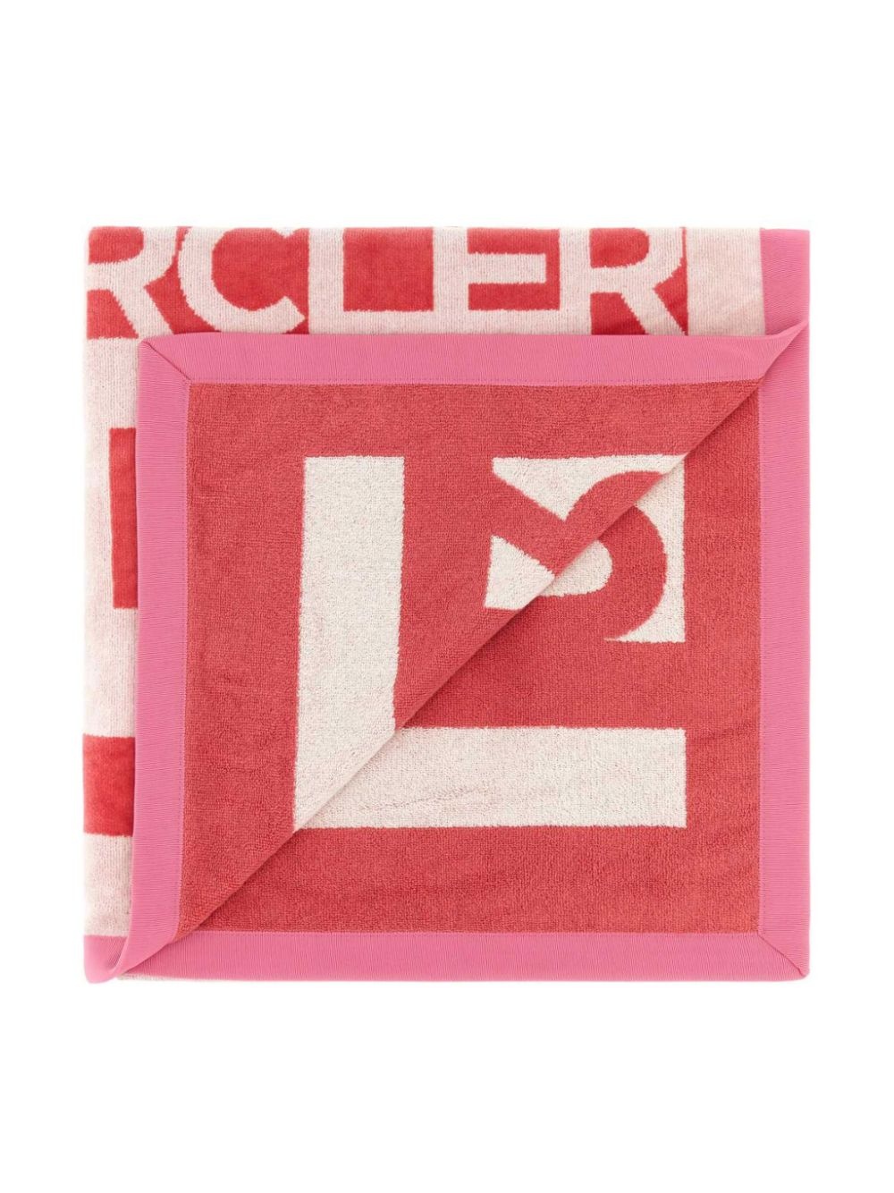 logo-print towel - 3