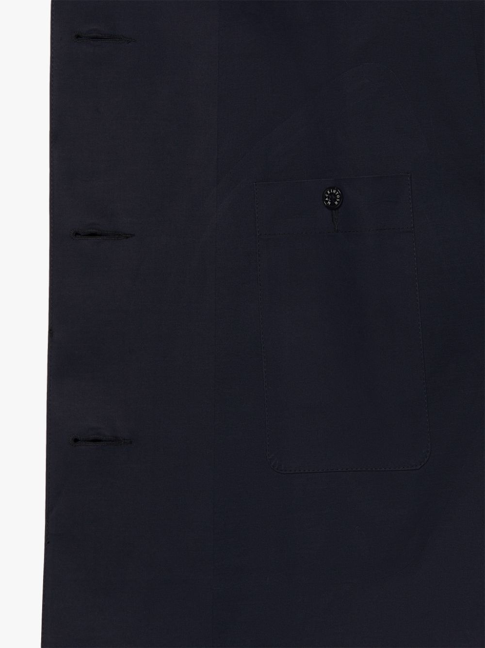 BANTON NAVY BONDED COTTON COAT | LR-1032 - 6