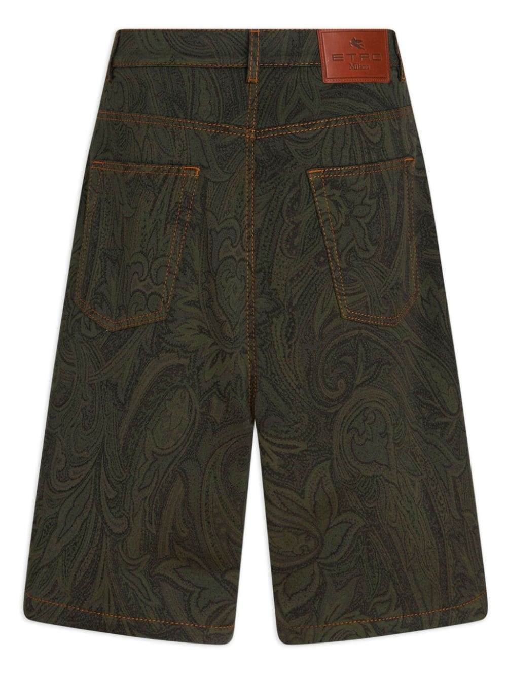 paisley-print bermuda shorts - 5