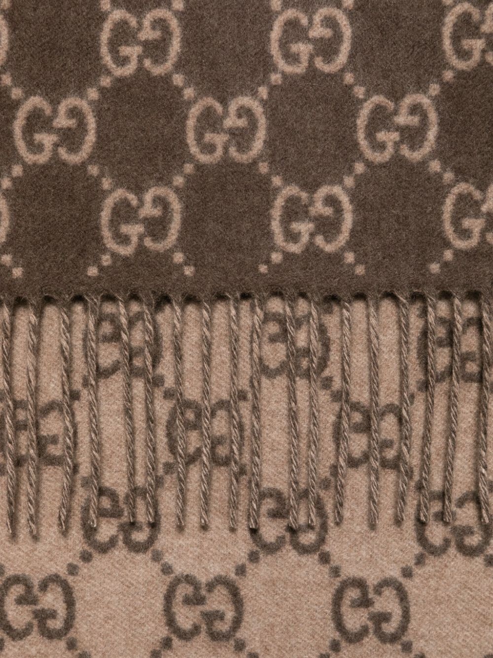 GG cashmere scarf - 2