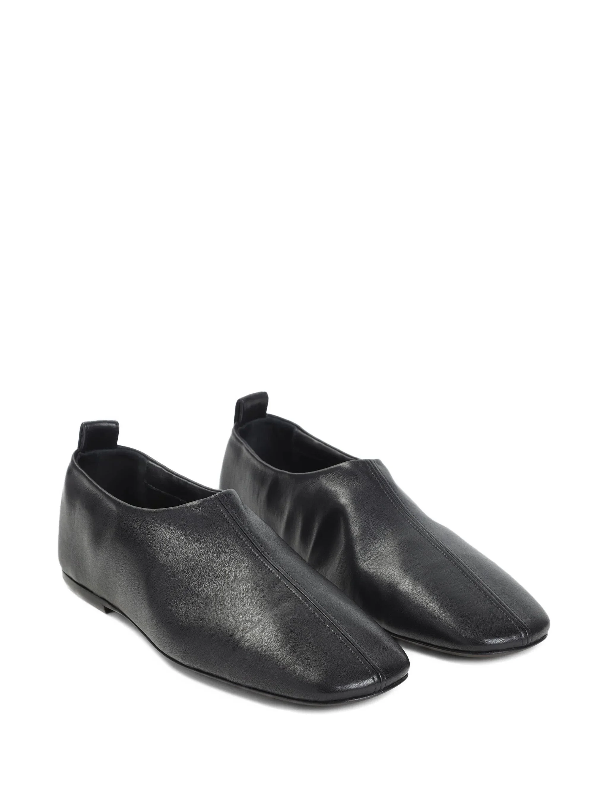 Dries Van Noten Leather Square-toe Loafers - 1