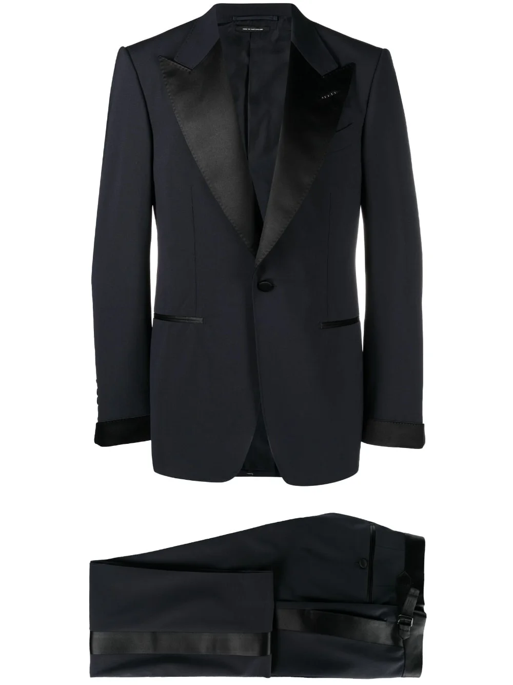 two-piece single-breasted dinner suit - 1