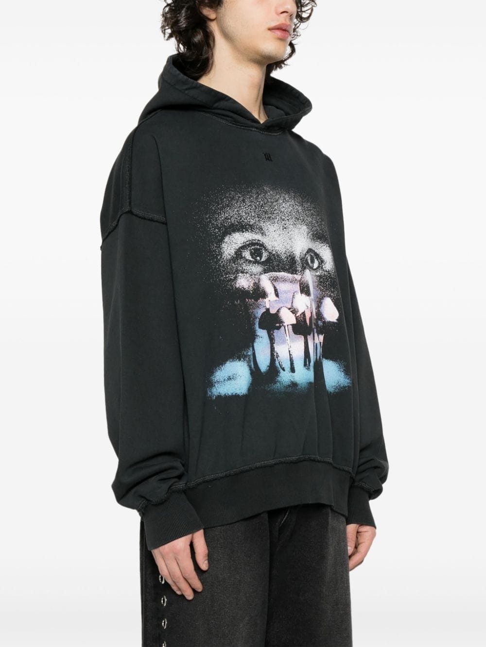 graphic-print hoodie - 3