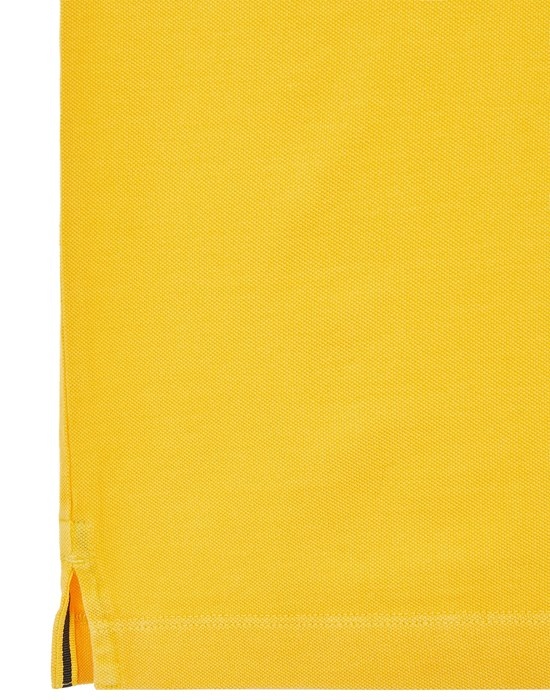 22S67 COTTON PIQUÉ_GARMENT DYED + PIGMENT DYE YELLOW - 4