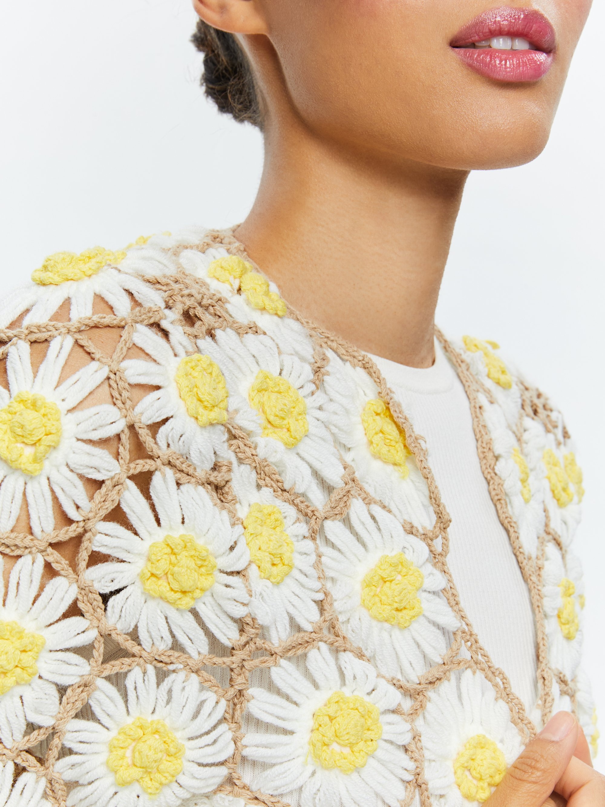 ANDERSON DAISY CROCHET CARDIGAN - 5