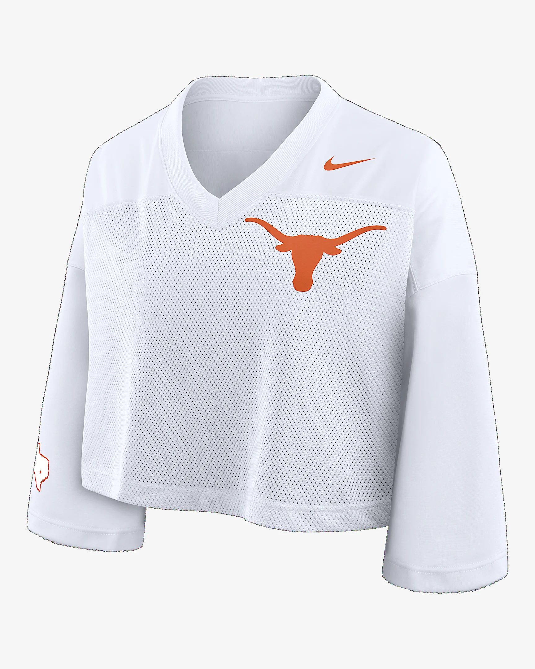 Texas Jersey Women's Nike Dri-FIT College Cropped Top - 1