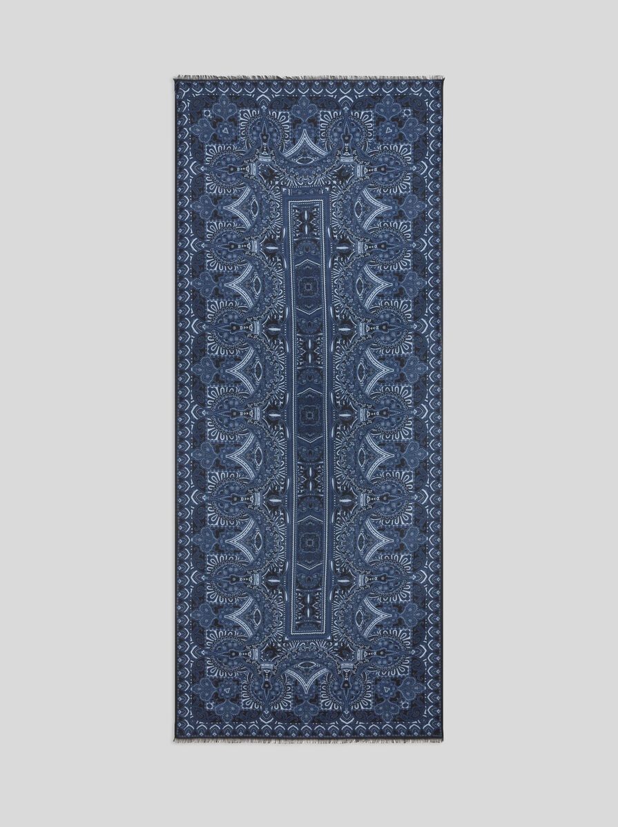 SCARF WITH SILK SCARF PATTERN - 2