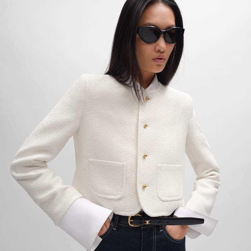 CELINE icone jacket IN viscose and wool natté outlook