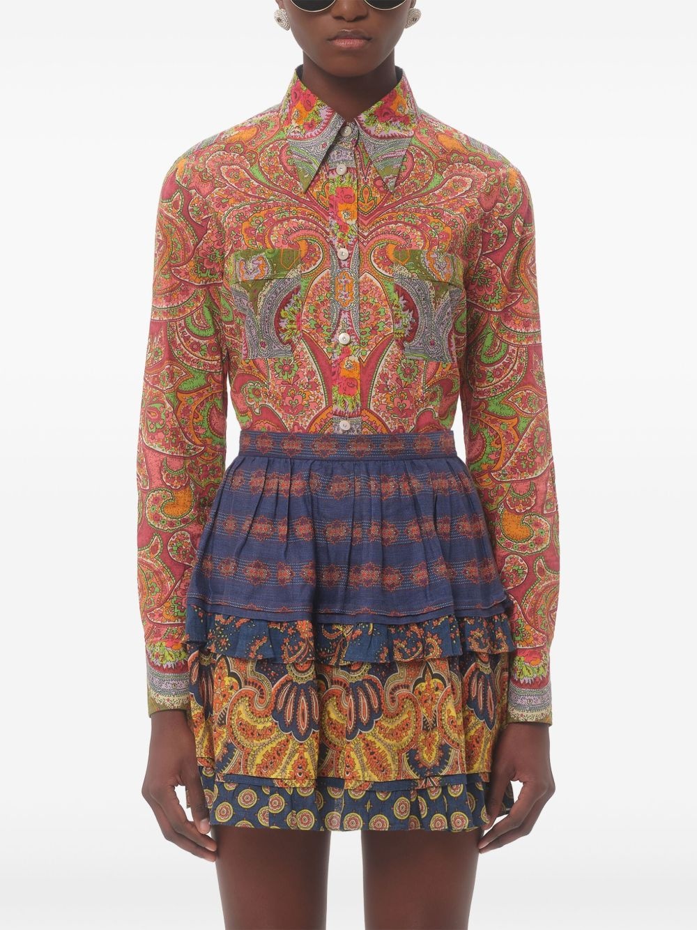 paisley-print shirt - 3
