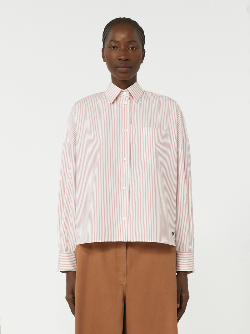 AUREO Oversized cotton shirt - PINK 3