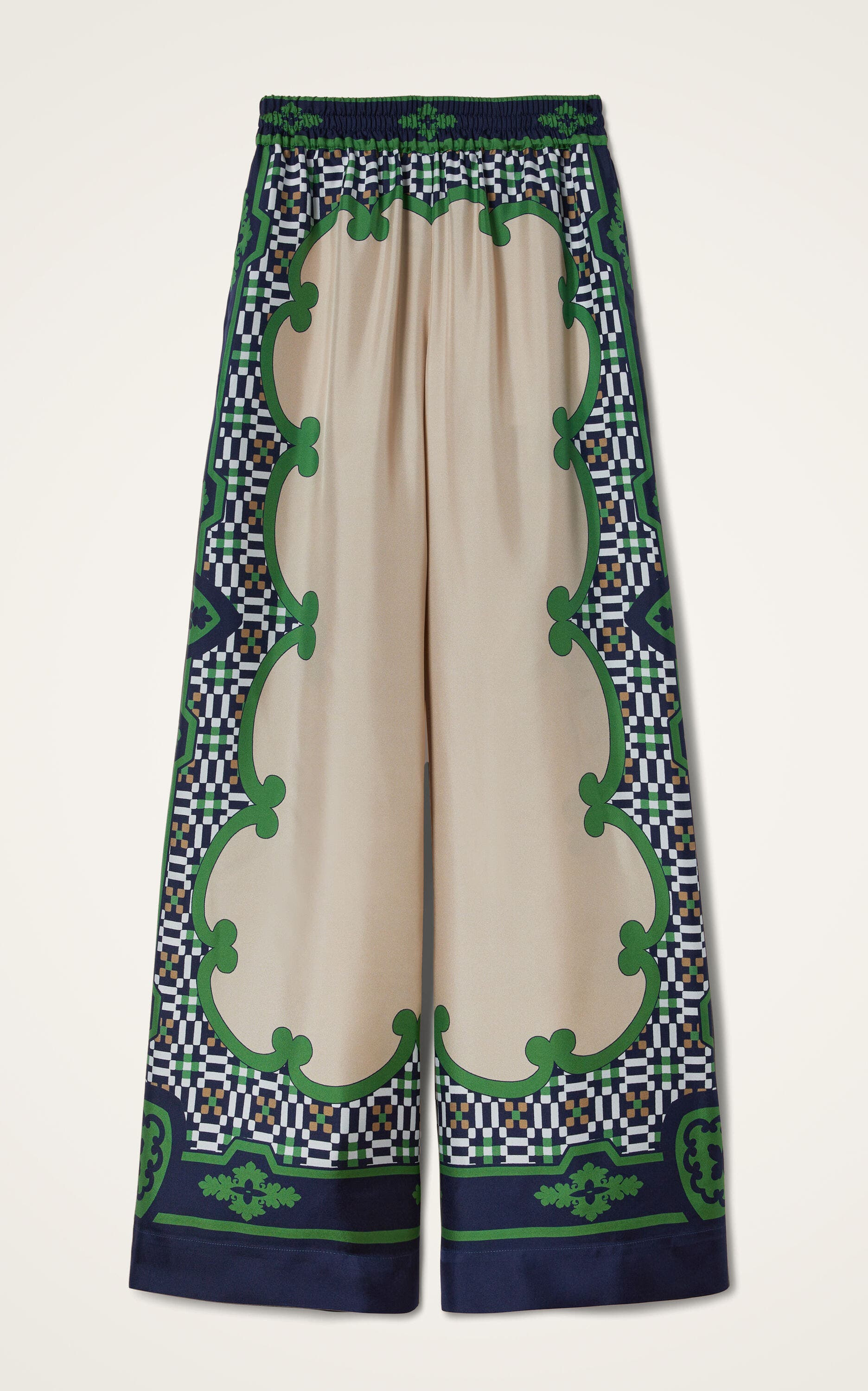 La DoubleJ Palazzo Pants Placée in Mariposa Placée Green at Nordstrom - 2