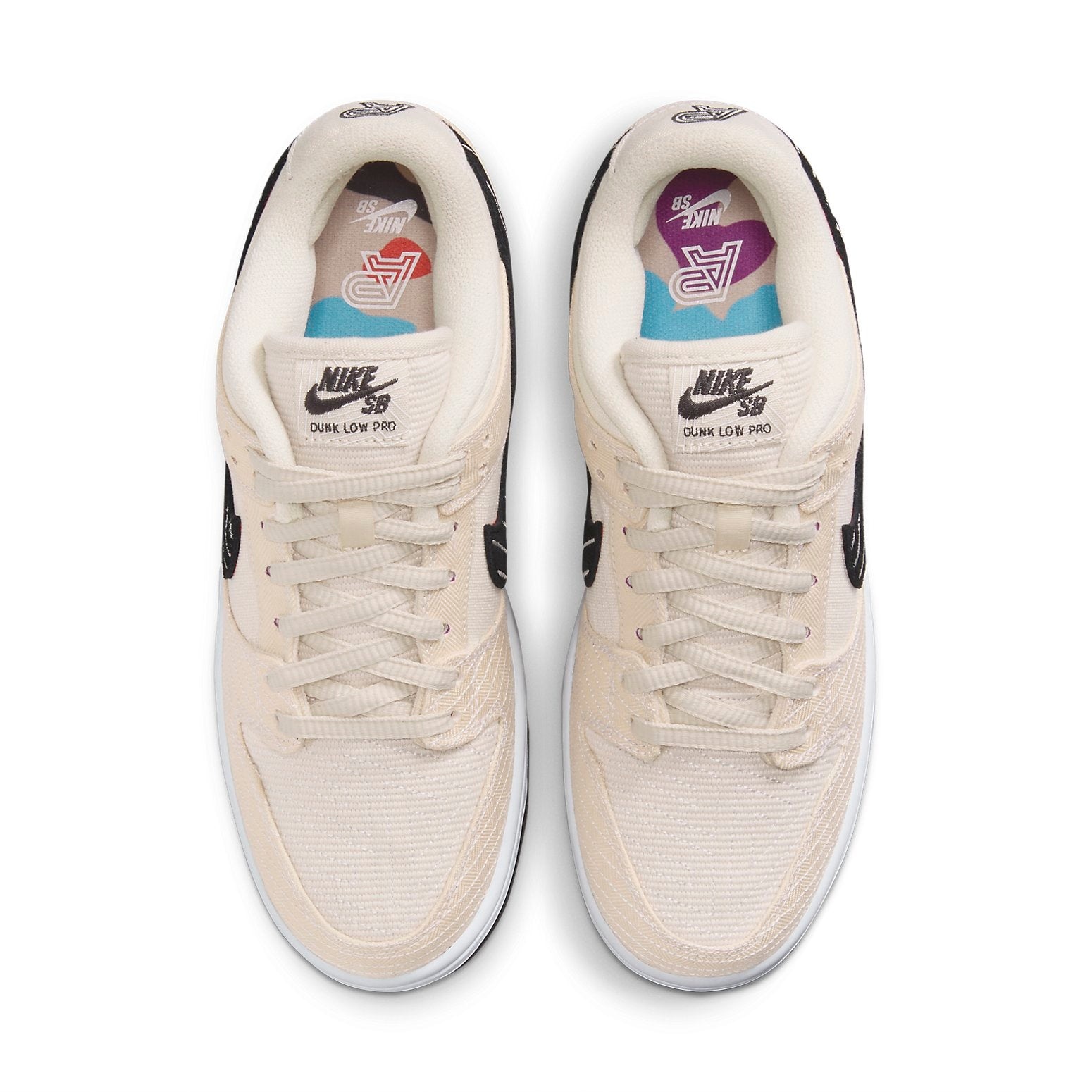 Nike SB Dunk Low 'Albino & Preto - Pearl White' FD2627-200 - 3